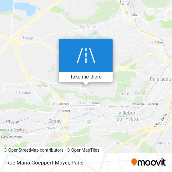 Rue Maria Goeppert-Mayer map
