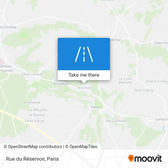 Rue du Réservoir map
