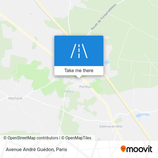 Avenue André Guédon map