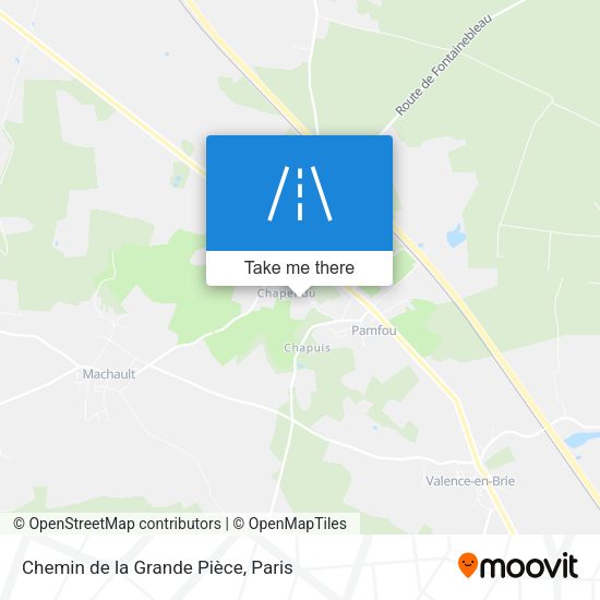 Chemin de la Grande Pièce map