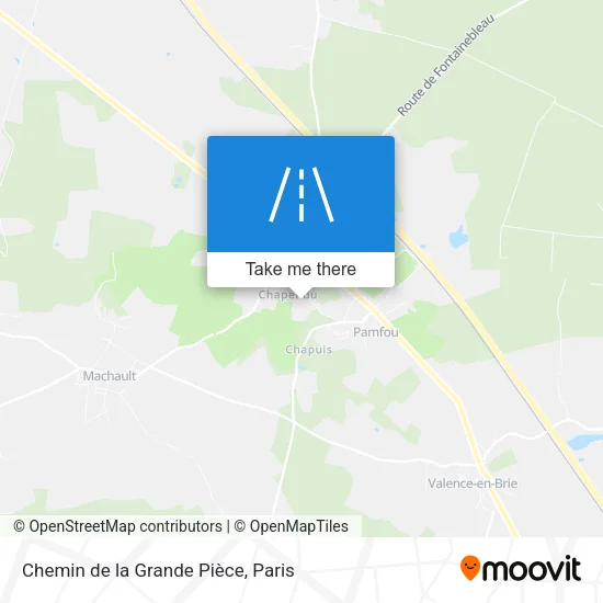 Chemin de la Grande Pièce map
