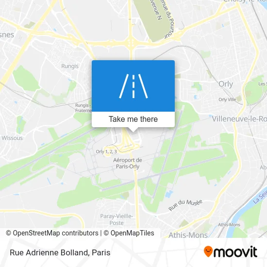 Rue Adrienne Bolland map