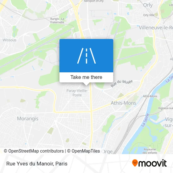 Rue Yves du Manoir map