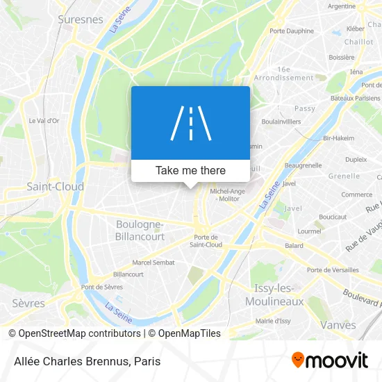 Allée Charles Brennus map