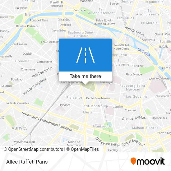 Allée Raffet map