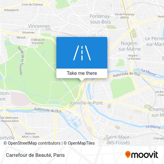 Carrefour de Beauté map