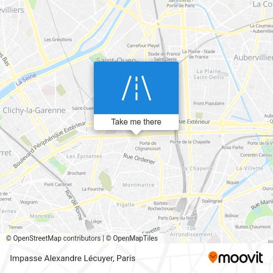 Impasse Alexandre Lécuyer map