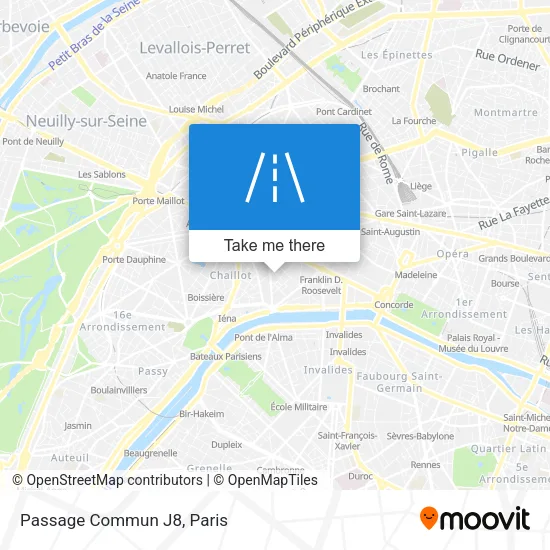 Passage Commun J8 map
