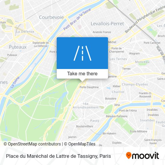 Place du Maréchal de Lattre de Tassigny map