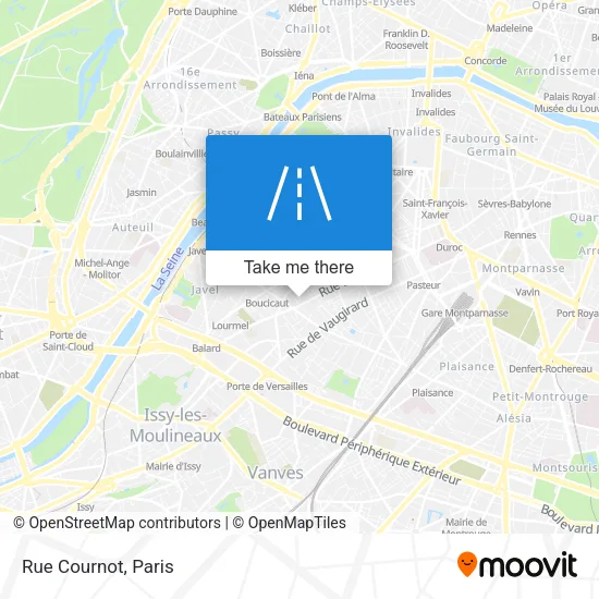 Rue Cournot map