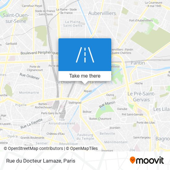 Rue du Docteur Lamaze map