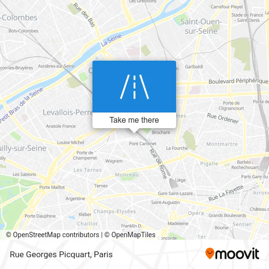 Rue Georges Picquart map