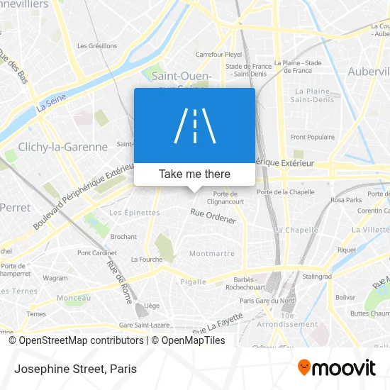 Rue Joséphine map