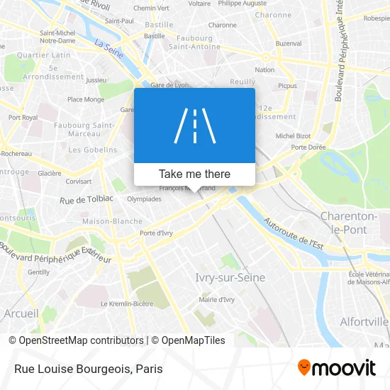 Rue Louise Bourgeois map