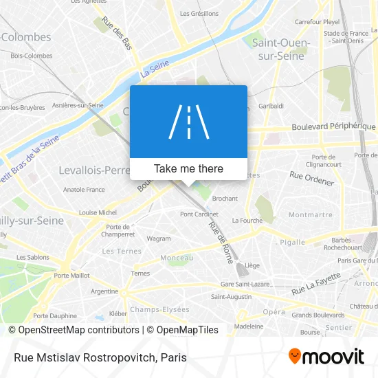 Rue Mstislav Rostropovitch map