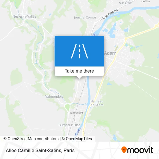 Mapa Allée Camille Saint-Saëns
