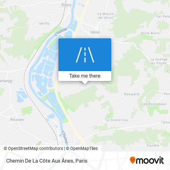 Chemin De La Côte Aux Ânes map