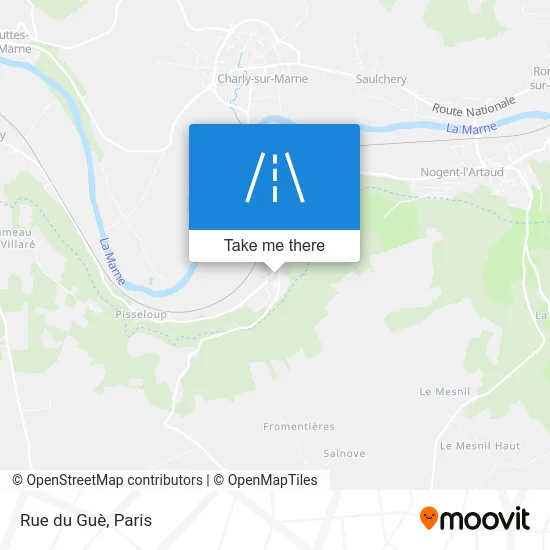 Rue Du Guè map