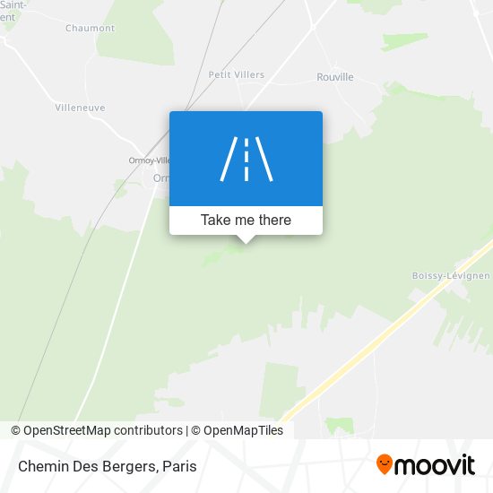 Chemin Des Bergers map