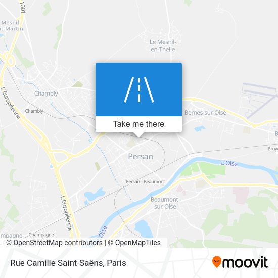 Rue Camille Saint-Saëns map