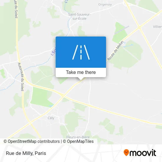 Rue de Milly map
