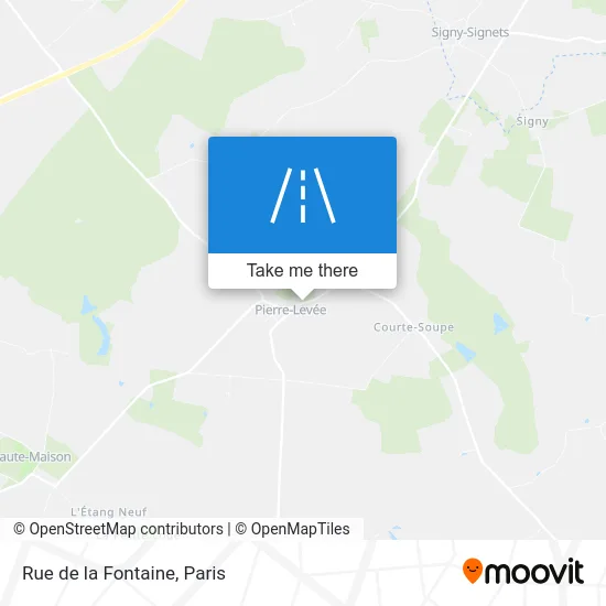 Rue de la Fontaine map