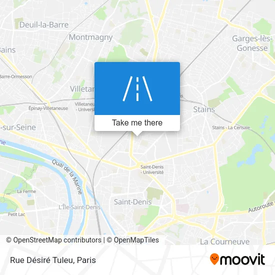Rue Désiré Tuleu map