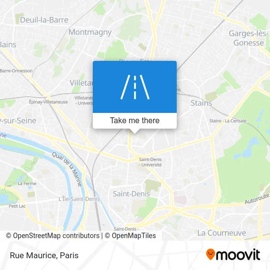 Mapa Rue Maurice