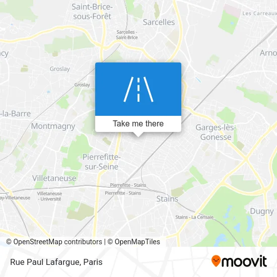 Rue Paul Lafargue map