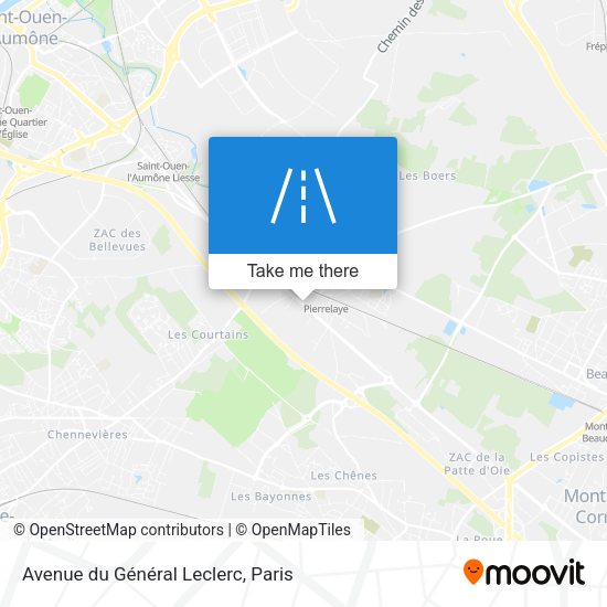 Avenue du Général Leclerc map