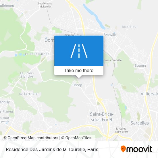 Résidence Des Jardins de la Tourelle map