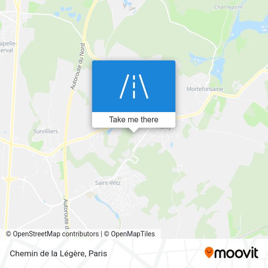 Chemin de la Légère map