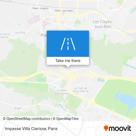 Impasse Villa Clarisse map