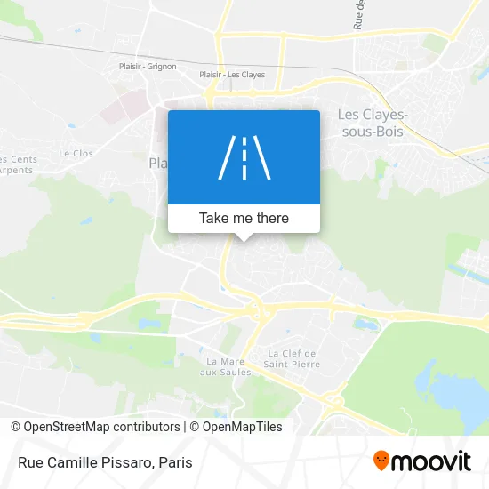 Rue Camille Pissaro map