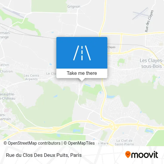 Rue du Clos Des Deux Puits map