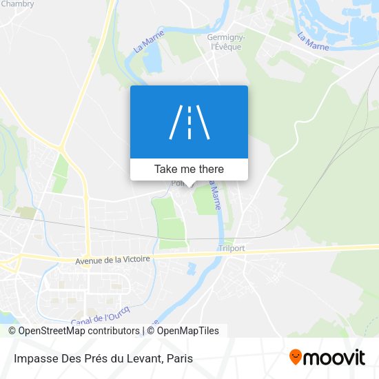 Impasse Des Prés du Levant map