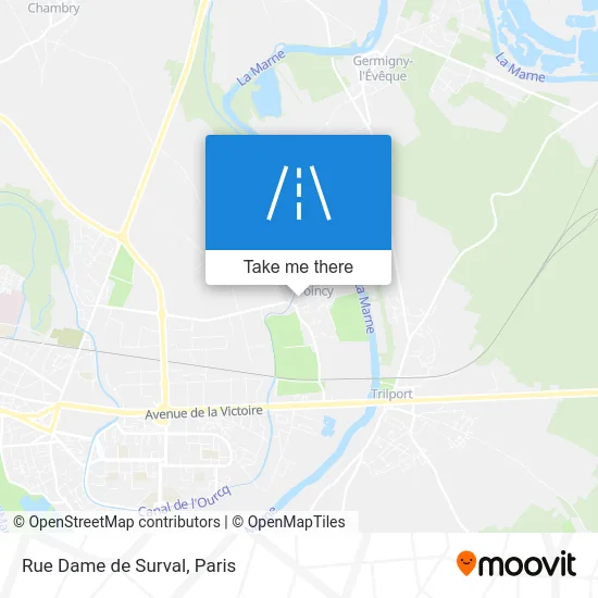 Rue Dame de Surval map