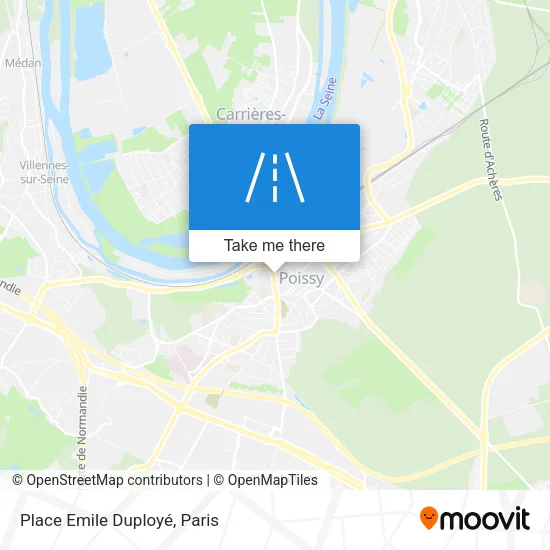 Place Emile Duployé map