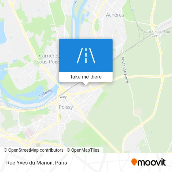 Rue Yves du Manoir map