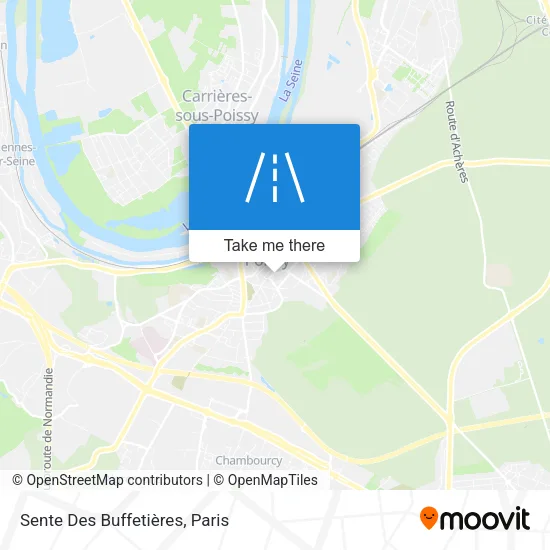 Sente Des Buffetières map