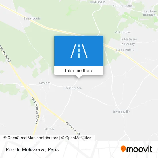 Rue de Molisserve map