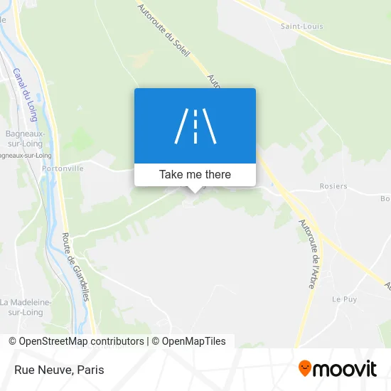 Mapa Rue Neuve