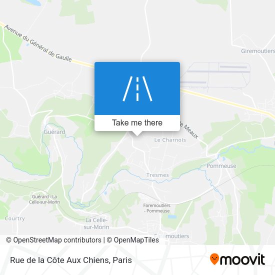Rue de la Côte Aux Chiens map