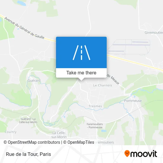 Rue de la Tour map