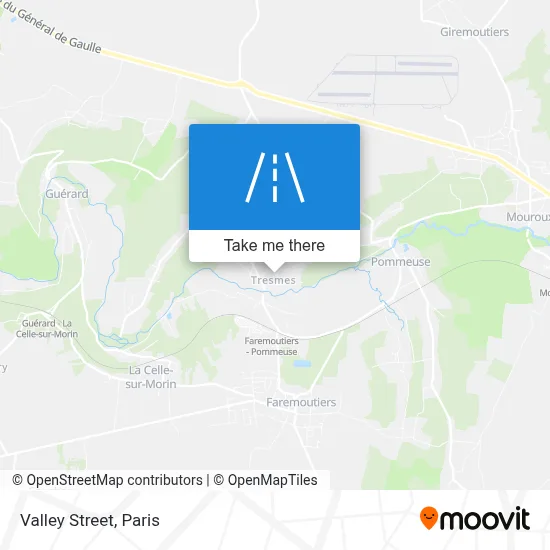 Rue de la Vallée map