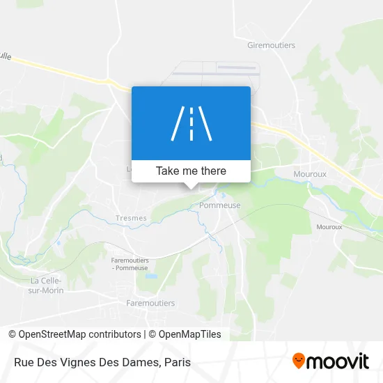 Rue Des Vignes Des Dames map