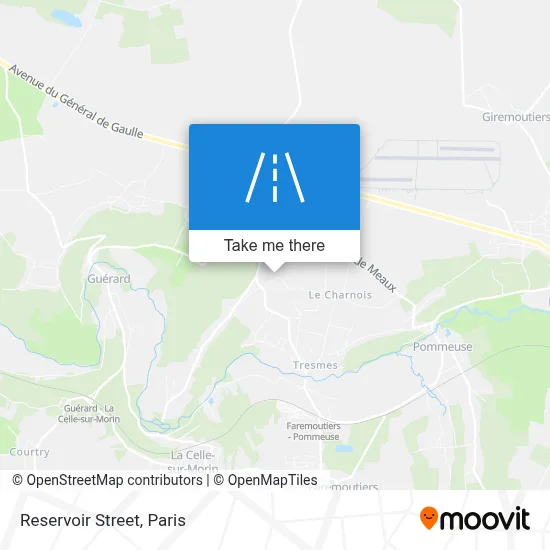 Rue du Réservoir map