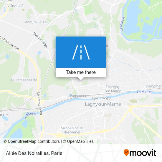 Allée Des Noirailles map