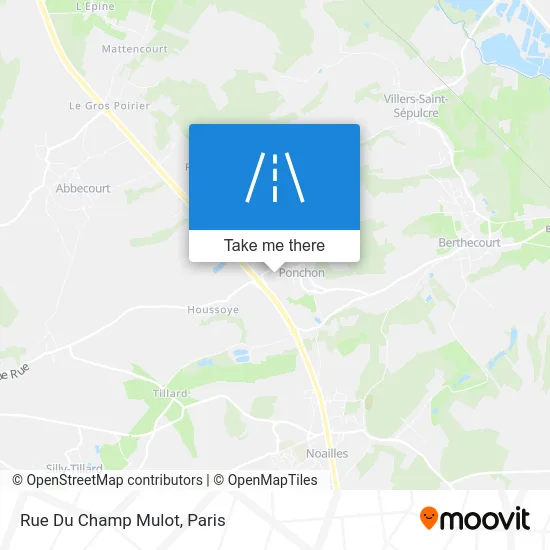 Rue Du Champ Mulot map