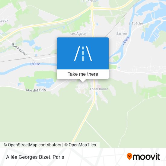 Allée Georges Bizet map